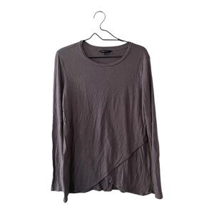 Banana Republic Gray Long Sleeve Women's Top Size Small T Shirt